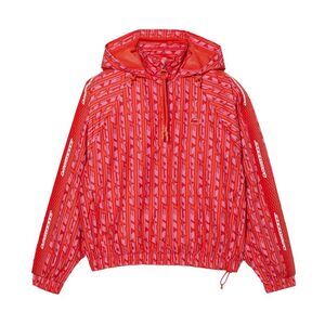 Lacoste Womens/Ladies  Oversized Track Jacket / Orange